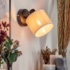 Bassagoda Wandlamp, Muurspot Zwart, 1-licht