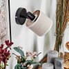 Bassagoda Wandlamp, Muurspot Zwart, 1-licht