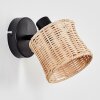 Cavaca Wandlamp, Muurspot Zwart, 1-licht