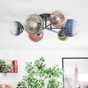 Chehalis Plafondlamp, Kogellampje 60 cm Blauw, Groen, Duidelijk, Koperkleurig, 6-lichts