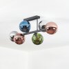 Gastor Plafondlamp, Kogellampje Blauw, Chroom, Groen, Koperkleurig, Rookkleurig, 6-lichts