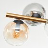 Koyoto Plafondlamp, Kogellampje Goud, Zwart, 8-lichts