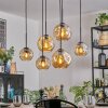 Ripoll Hanglamp, Kogellampje, Hanglamp Amber, 6-lichts