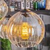 Koyoto Hanglamp, Kogellampje, Hanglamp Amber, Duidelijk, 6-lichts