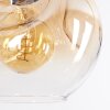 Ripoll Hanglamp, Kogellampje, Hanglamp Amber, Duidelijk, 6-lichts