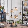 Ripoll Hanglamp, Kogellampje, Hanglamp Amber, Duidelijk, 6-lichts