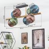 Koyoto Plafondlamp, Kogellampje Goud, Zwart, 8-lichts