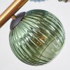 Koyoto Plafondlamp, Kogellampje Goud, Zwart, 8-lichts