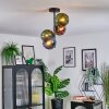 Koyoto Plafondlamp, Kogellampje 31 cm Blauw, Groen, Koperkleurig, 4-lichts
