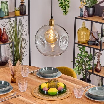 Ripoll Hanglamp, Kogellampje, Hanglamp Goud, 1-licht