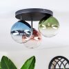 Chehalis Plafondlamp, Kogellampje 33.5 cm Blauw, Groen, Duidelijk, Koperkleurig, 3-lichts