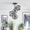 Koyoto Plafondlamp, Kogellampje 31 cm Rookkleurig, 4-lichts