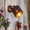 Alsen Wandlamp, Muurspot Zwart, 1-licht