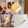 Bassagoda Wandlamp, Muurspot Zwart, 1-licht