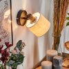 Bassagoda Wandlamp, Muurspot Zwart, 1-licht