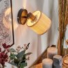 Sabadim Wandlamp, Muurspot Zwart, 1-licht