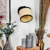 Chellas Wandlamp, Muurspot Zwart, 1-licht