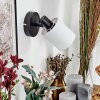 Fallhagen Wandlamp, Muurspot Zwart, 1-licht