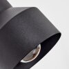 Tylar Wandlamp, Muurspot Zwart, 1-licht