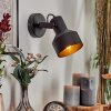 Tylar Wandlamp, Muurspot Zwart, 1-licht