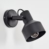 Tylar Wandlamp, Muurspot Zwart, 1-licht