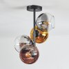 Koyoto Plafondlamp, Kogellampje 31 cm Goud, Duidelijk, Koperkleurig, Rookkleurig, 4-lichts