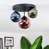 Chehalis Plafondlamp, Kogellampje 32 cm Blauw, Groen, Koperkleurig, 3-lichts