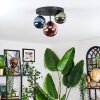 Chehalis Plafondlamp, Kogellampje 32 cm Blauw, Groen, Koperkleurig, 3-lichts