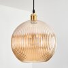 Koyoto Hanglamp, Kogellampje, Hanglamp Goud, 1-licht