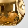 Ripoll Hanglamp, Kogellampje, Hanglamp Goud, 1-licht