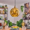 Ripoll Hanglamp, Kogellampje, Hanglamp Goud, 1-licht