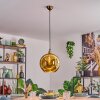 Ripoll Hanglamp, Kogellampje, Hanglamp Goud, 1-licht