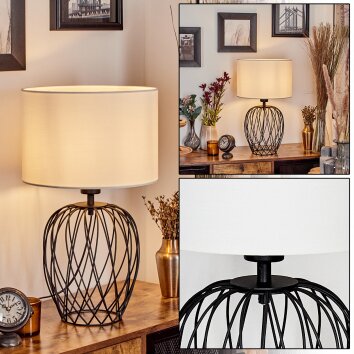 Yomar Tafellamp Zwart, 1-licht