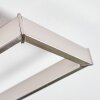Danil Plafondlamp, Plafondspot LED Nikkel mat, 4-lichts