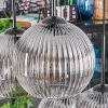 Koyoto Hanglamp, Kogellampje, Hanglamp Duidelijk, Rookkleurig, 6-lichts