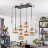 Koyoto Hanglamp, Kogellampje, Hanglamp Amber, 6-lichts