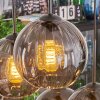 Koyoto Hanglamp, Kogellampje, Hanglamp Rookkleurig, 6-lichts