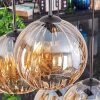 Koyoto Hanglamp, Kogellampje, Hanglamp Amber, 6-lichts