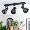 Tylar Plafondlamp, Plafondspot Zwart, 3-lichts