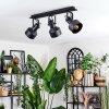 Tylar Plafondlamp, Plafondspot Zwart, 3-lichts