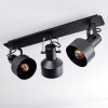 Tylar Plafondlamp, Plafondspot Zwart, 3-lichts