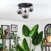 Chehalis Plafondlamp, Kogellampje 32 cm Rookkleurig, 3-lichts