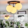 Gastor Plafondlamp, Kogellampje Wit, 3-lichts