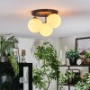 Gastor Plafondlamp, Kogellampje Wit, 3-lichts