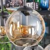Koyoto Hanglamp, Kogellampje, Hanglamp Amber, Duidelijk, 6-lichts