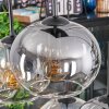 Apedo Hanglamp, Kogellampje, Hanglamp Amber, Duidelijk, Rookkleurig, 6-lichts