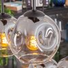 Ripoll Hanglamp, Kogellampje, Hanglamp Duidelijk, Rookkleurig, 6-lichts