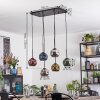 Ripoll Hanglamp, Kogellampje, Hanglamp Blauw, Chroom, Goud, Groen, Koperkleurig, Rookkleurig, 6-lichts
