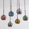 Ripoll Hanglamp, Kogellampje, Hanglamp Blauw, Chroom, Goud, Groen, Koperkleurig, Rookkleurig, 6-lichts