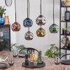 Ripoll Hanglamp, Kogellampje, Hanglamp Blauw, Chroom, Goud, Groen, Koperkleurig, Rookkleurig, 6-lichts